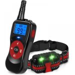 Cyslmuk - rouge collier de dressage pour chiens, collier de dressage pour petits, moyens et grands chiens ...