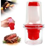 (rouge)pinceau cuisine - non sp�cifi� - 2 en 1 - silicone de qualit� alimentaire - rouge - 5. 5x5. 5x12. ...