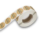 Rouleau d'autocollants faits  la main avec amour, 2, 5 cm, 500 pices, tiquettes pour emballage de ...