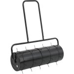 Rouleau à gazon de jardin et colliers d'aérateur 63 l fer acier - vidaxl Rouleau à gazon de jardin et colliers d'aérateur 63 l fer acier - vidaxl