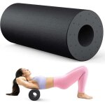 Rouleau de massage 29 x 15 cm, foam roller l�ger 130 g pour dos, jambes, trigger points, id�al pour pilates, ...