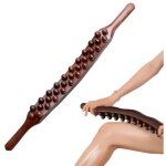 Rouleau de massage gua sha, b�ton de grattage en bois, 31 rouleaux de massage, b�ton de massage en bois ...