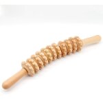 Rouleau de massage pour la maderotherapie en bois de h�tre. masseur anti - cellulite. drainage lymphatique ...