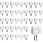 Rouleaux de rail de rideau, 40 pi�ces rouleaux de rail de rideau en plastique � deux roues, pour accessoires ...