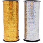 Rouleau de ruban � sertir pour emballage de cadeaux et d�coration de festival, or et argent, 5 mm de ...