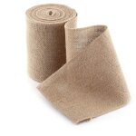 Rouleau de ruban en toile jute diy, 10m rouleau de ruban de jute de toile hesse tissu pour table et d�coration ...