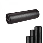Rouleau de yoga, fitness en mousse epp haute densit� - 45 x 15 cm - noir vivezen