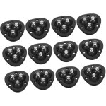 Roulettes pivotantes poubelle peut roues mini roulettes autocollantes roues de poubelle black