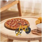 Roulette � pizza de v�lo, roulette � pizza en acier inoxydable antiadh�sif, int�ressante pour v�lo, peut ...