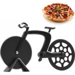 Roulette � pizza v�lo, couteau � pizza antiadh�sif de v�lo avec support, lames super tranchantes, convient ...