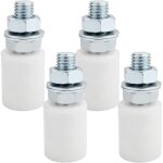 Roulette portail coulissant 4 pcs, guide portail coulissant, galet porte coulissante nylon 30x40, kit ...