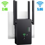 Routeur wi - fi sans fil ac1200m, r�p�teur de signal 5g, amplificateur d'extension � quatre antennes ...