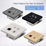 Routeur wifi mural avec signal fort, apparence �l�gante pour la maison et le bureau (white)