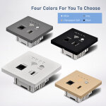 Routeur wifi mural avec signal fort, apparence �l�gante pour la maison et le bureau (white)