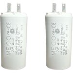 Lot de 2 ? condensateurs 2, 5 f v2 ? pour moteur de volet roulant ou store ? compatible somfy, simu, ...