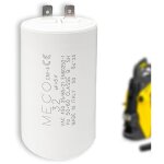 Condensateur 32 �f ? pour nettoyeur haute pression karcher k7 ? cylindrique ? 2 cosses faston 2, 8 mm ...