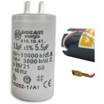 Condensateur 5, 5 f ? moteur de volet roulant ou store ? compatible somfy, simu, nice ? cylindrique ...