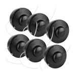 Lot de 6 ttes  double fil pour dbroussailleuse - bobine de fil avec pointe automatique