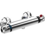 Rqiurpn - mitigeur de douche thermostatique  fixation murale anti - brlure, raccord g 1 / 2', robinet ...