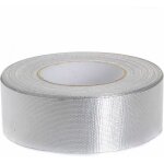 Ruban adh�sif en aluminium renforc� 50 mm x 5m, aluminium bande d'�tanch�it�, ruban de scellement + renforceme ...