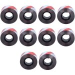 Ruban anti - effarouchement r�fl�chissant, ruban anti - oiseaux 2, 5 cm x 60 m avec argent rouge double ...