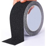 Ruban antidrapant 10 cm x 5 m, ruban antidrapant robuste pour escaliers extrieurs / intrieurs, noir ...