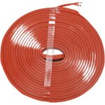 Ruban chauffant pour tuyaux d'eau, 15x5000mm, 375w, c�ble chauffant en silicone flexible r�sistant aux ...