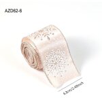 Ruban de no�l - ruban flocon de neige dor� paillet� pour couronne, bricolage, cadeaux, d�coration de ...