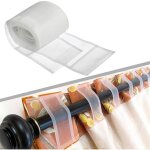 Rnemitery - ruban de rideau passe tringle, 10m ruban  passants cachs  pattes , largeur 10cm