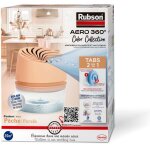Aero 360 absorbeur d'humidit couleur pche (1 appareil + 1 recharge de 450 g), dshumidificateur anti ...