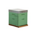 Ecoruche - ruche colorée dadant 10 cadres (hausse) - plusieurs modèles disponibles - olive Ecoruche - ruche colorée dadant 10 cadres (hausse) - plusieurs modèles disponibles - olive