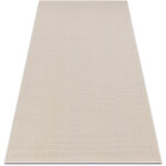 Rugsx - tapis en laine villa 8986 / 68200 plaine sizal, tiss� � plat beige beige 80x150 cm