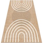 Rugsx - tapis spark 0688a beige / cr�me - g�om�trique, sisal, structurel beige 120x170 cm