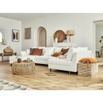 Lisa design - rune - canapé panoramique d'angle droit - 7 places - en tissu bouclette - blanc Lisa design - rune - canapé panoramique d'angle droit - 7 places - en tissu bouclette - blanc
