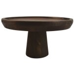 Rural plat a tarte sur pied 22xh10cm - fine dining living