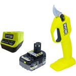 Ry18sca sécateur sans fil 18 v 25 mm + 1x batterie 5, 0 ah + chargeur - ryobi Ry18sca sécateur sans fil 18 v 25 mm + 1x batterie 5, 0 ah + chargeur - ryobi