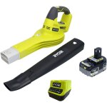 Ryobi obl1820s souffleur de feuilles sans fil 18 v 245 km / h + 1x batterie 5, 0 ah + chargeur
