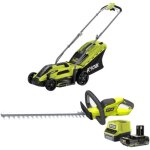 Ryobi - pack tondeuse électrique 1300w 33cm rlm13e33s - taille - haies 18v one + oht1845 - batterie 2, ... Ryobi - pack tondeuse électrique 1300w 33cm rlm13e33s - taille - haies 18v one + oht1845 - batterie 2, ...