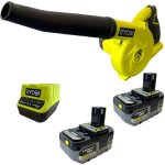 Ryobi - r18tb batterie geblse 18 v 200 km / h + 2x batterie 4, 0 ah + chargeur