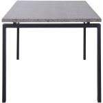 Sabine - table de salle � manger 160 cm aspect ciment