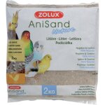Sable anisand nature litière 2 kg pour oiseaux zolux Sable anisand nature litière 2 kg pour oiseaux zolux