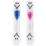 Sabliers minuterie 2 pi�ces, sablier smiley horloge de sable hourglass 3 minutes sabliers souriants sablier ...