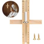 Sablier pour sauna 15 minutes en bois naturel, montage mural avec vis en acier inoxydable, accessoire ...