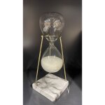 Sablier olen gris h21cm atmosphera crateur d'intrieur