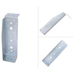 Sabot aile int�rieure avec l�vre galvanis� pour poutres de 7 x