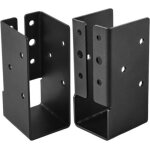 Sabot charpente 2x4 lot de 2, �querres de fixation cach�es en acier carbone anti - rouille, connecteurs ...