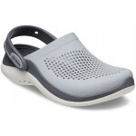 Sabots crocs literide 360 pour enfants 207021 c12eu 2930 gris clair gris ardoise