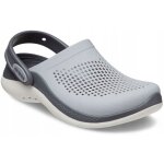 Sabots crocs literide 360 pour enfants 207021 c12eu 2930 gris clair gris ardoise