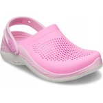 Sabots crocs literide 360 pour enfants 207021 c13eu 3031 taffy pink ballerina pink