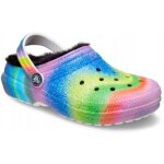 Sabot doublé classique crocs teinté en spray k 208081 j13eu 3233 blanc multicolore Sabot doublé classique crocs teinté en spray k 208081 j13eu 3233 blanc multicolore